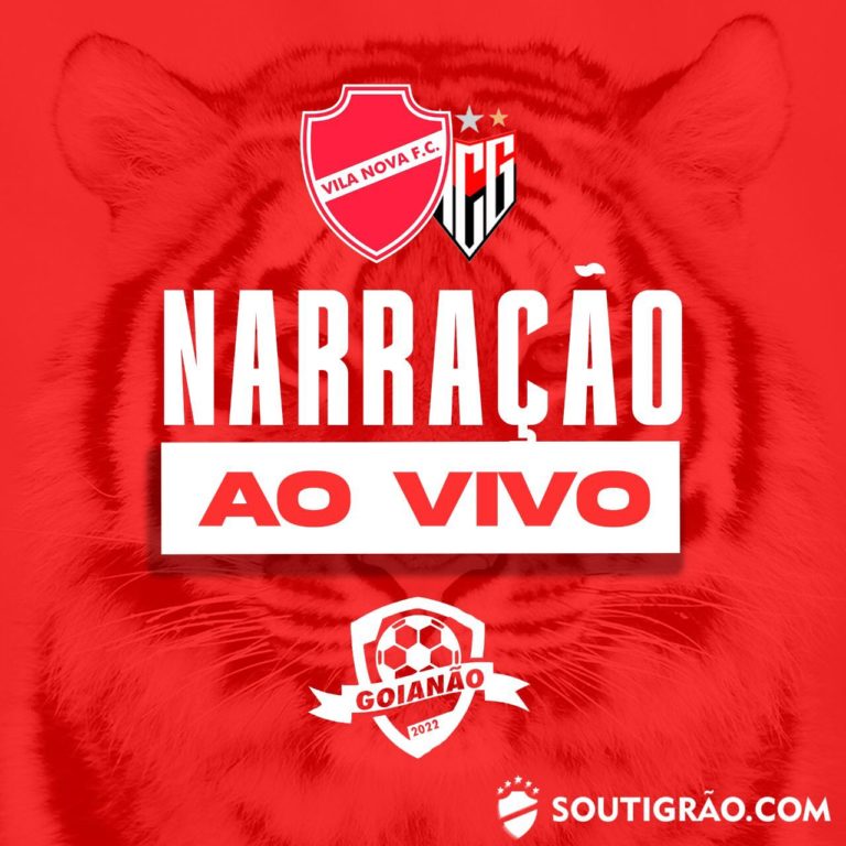 Vila Nova x Atlético-GO você acompanha aqui AO VIVO, no soutigrao.com; confira horário e provável escalação